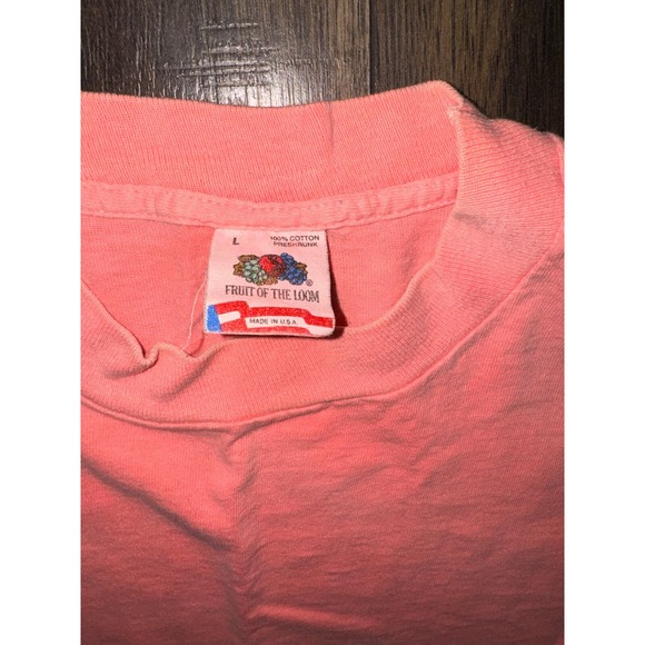 Vintage Keith Haring Style VW Surfboard Shirt Single Stitch Men's Size Large - Picture 5 of 5